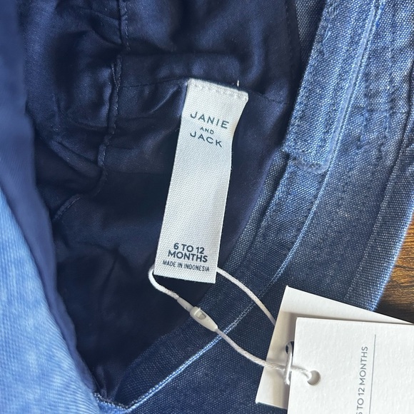 Janie and Jack Blue Hat with Anchor Detail - Picture 3 of 4